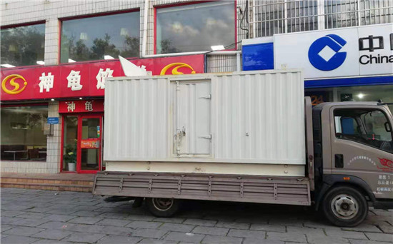 方正出租发电机施工案例